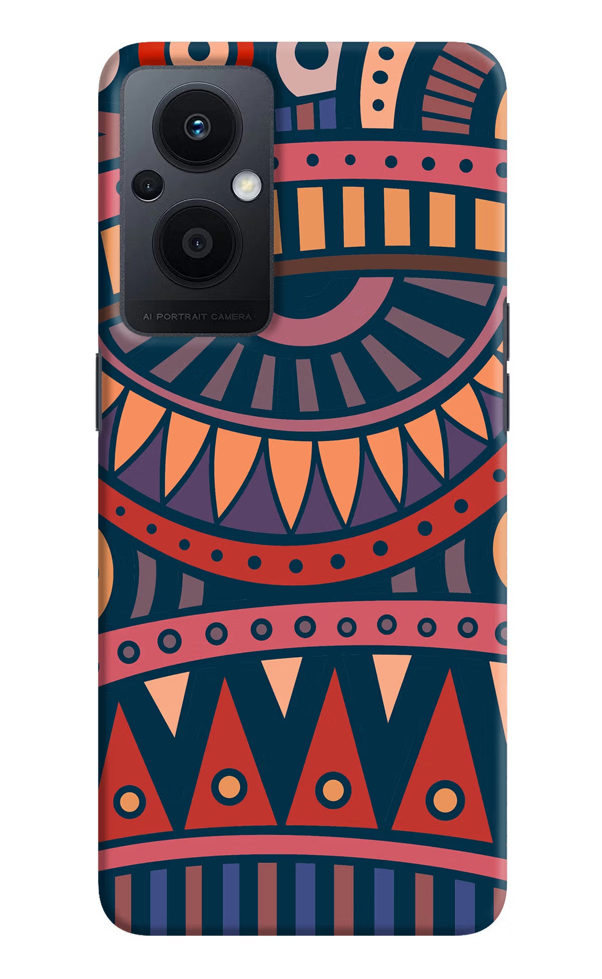 African Culture Design Oppo F21 Pro 5G Hard Case Back Cover by Casekaro