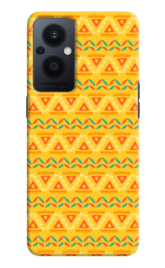Tribal Pattern Oppo F21 Pro 5G Hard Case Back Cover by Casekaro