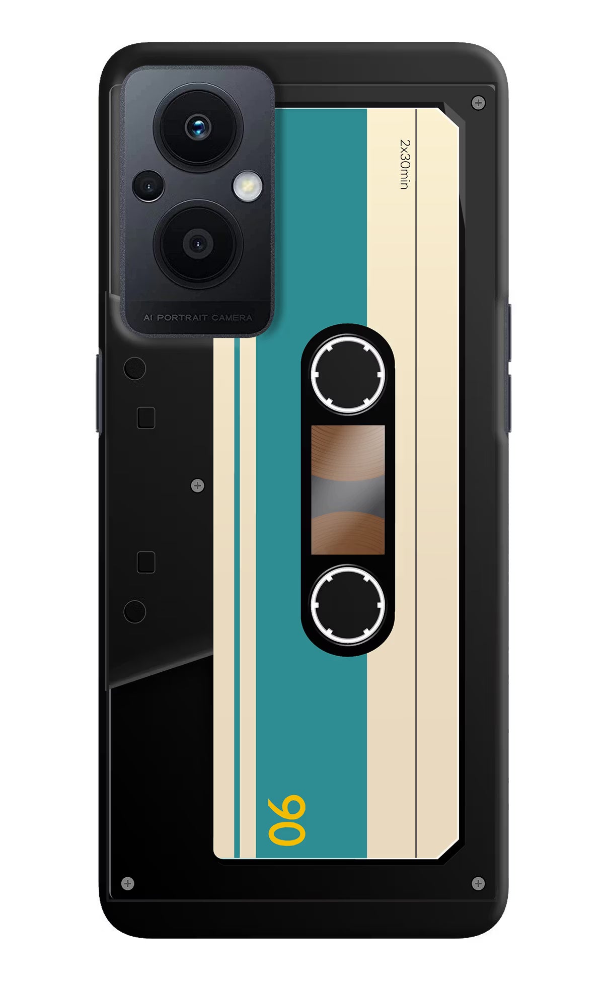Cassette Oppo F21 Pro 5G Hard Case Back Cover by Casekaro