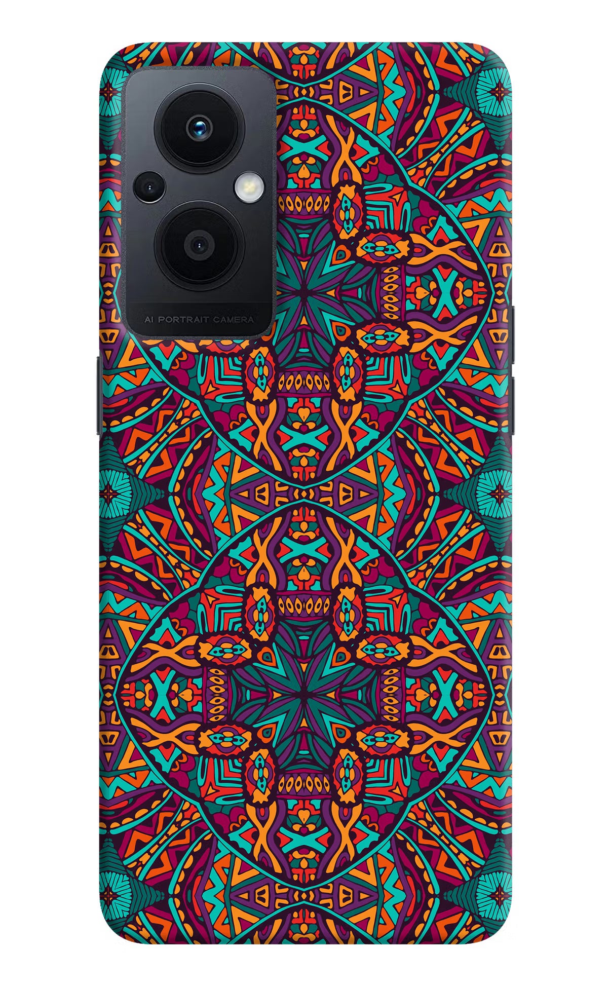 Colour Mandala Oppo F21 Pro 5G Hard Case Back Cover by Casekaro