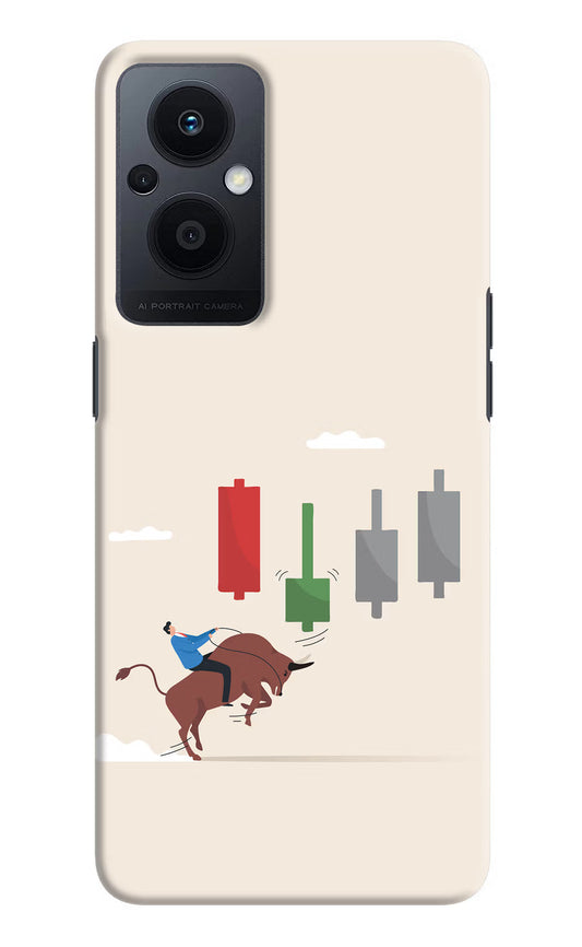 Bull Trading Momentum Oppo F21 Pro 5G Hard Case Back Cover by Casekaro