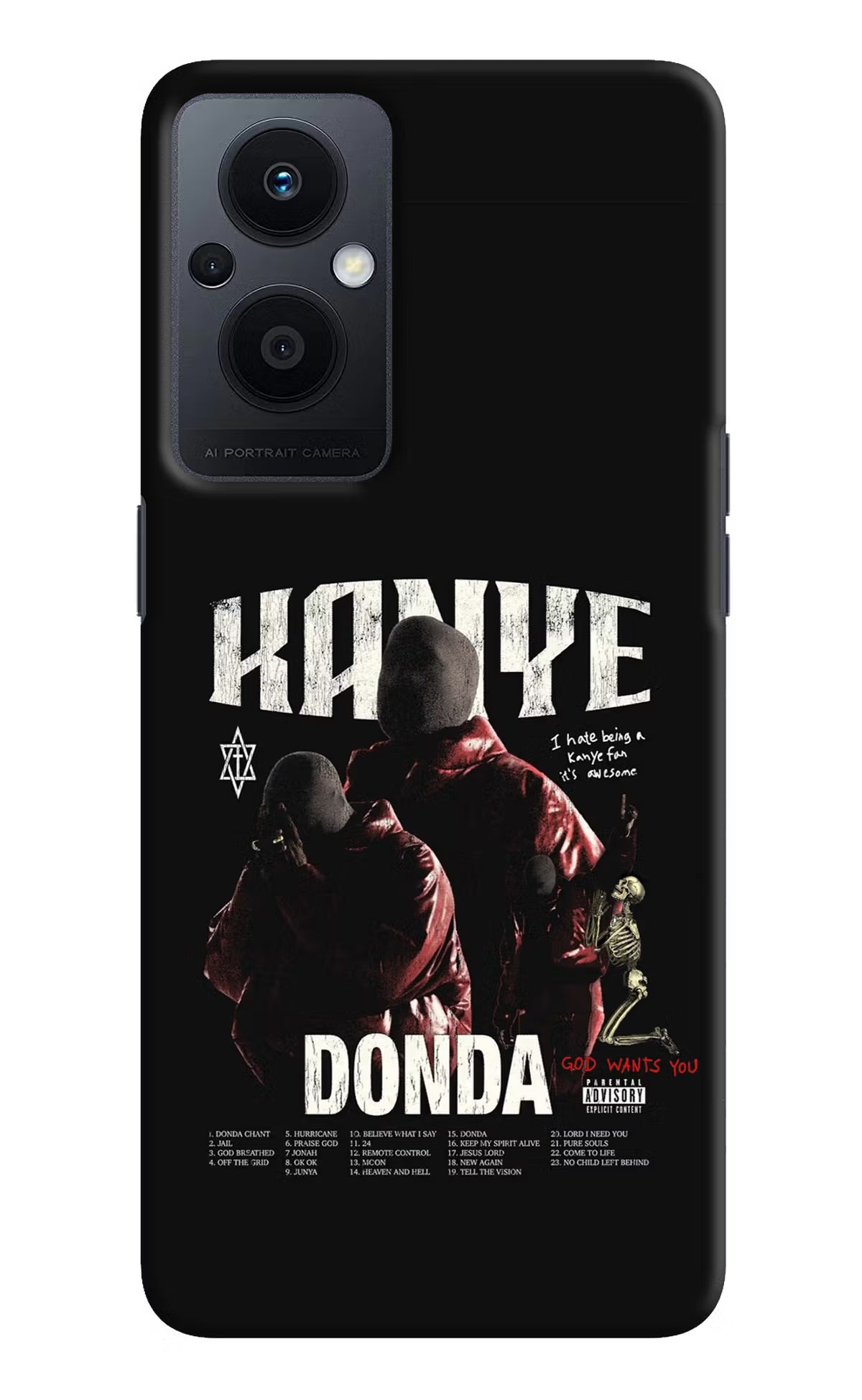 Donda Kanye West Oppo F21 Pro 5G Hard Case Back Cover by Casekaro