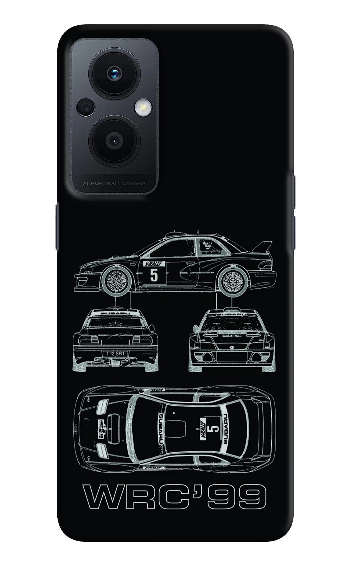 WRC'99 Oppo F21 Pro 5G Hard Case Back Cover by Casekaro