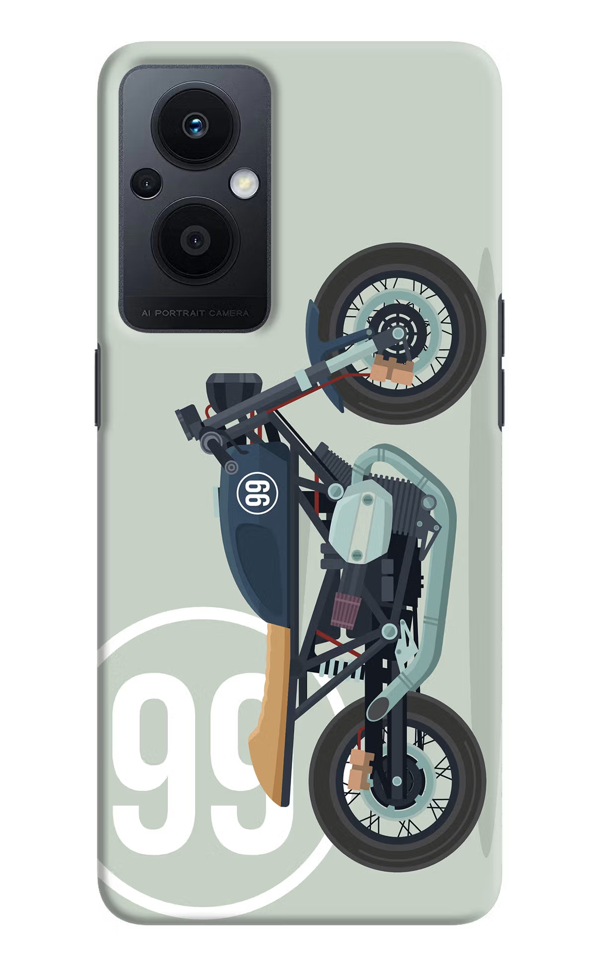 Classic Cafe Racer 99 Oppo F21 Pro 5G Hard Case Back Cover by Casekaro