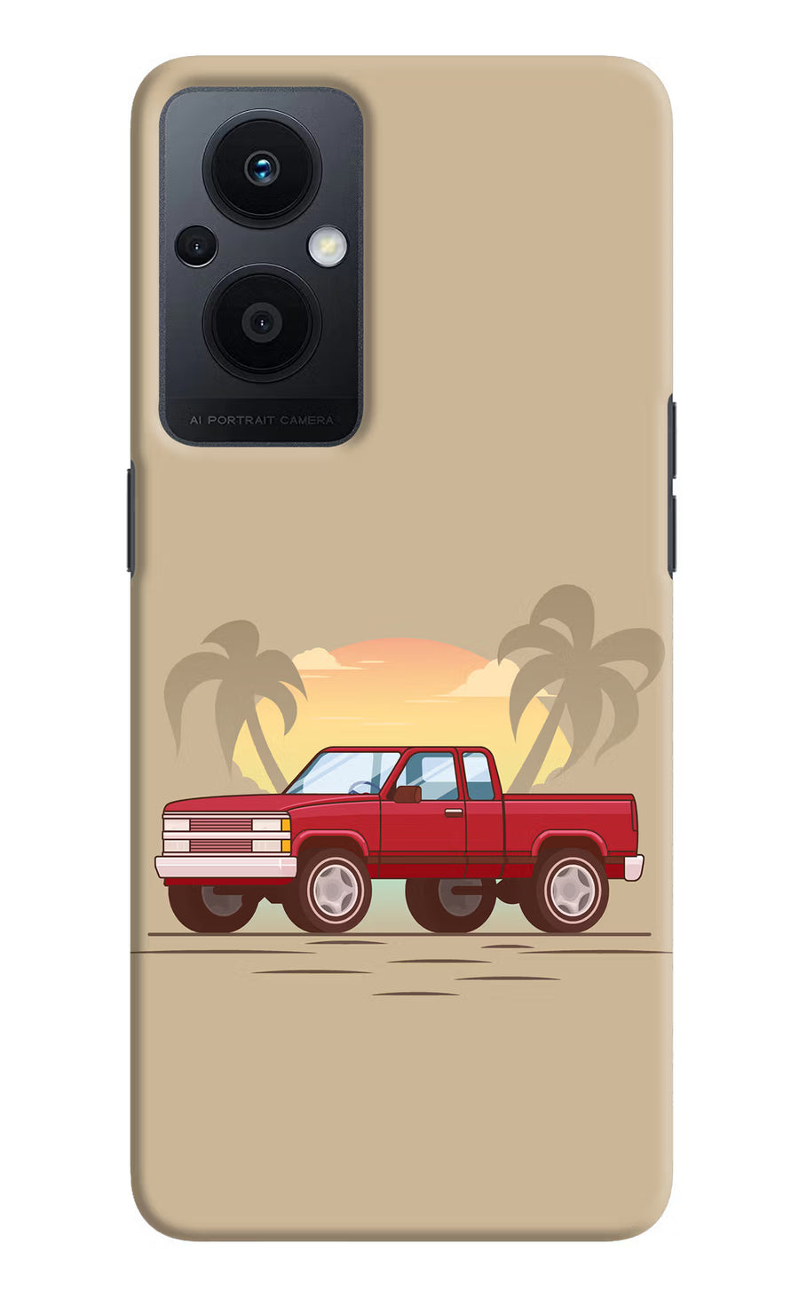 Desert Classic Drive Oppo F21 Pro 5G Back Cover, Hard case