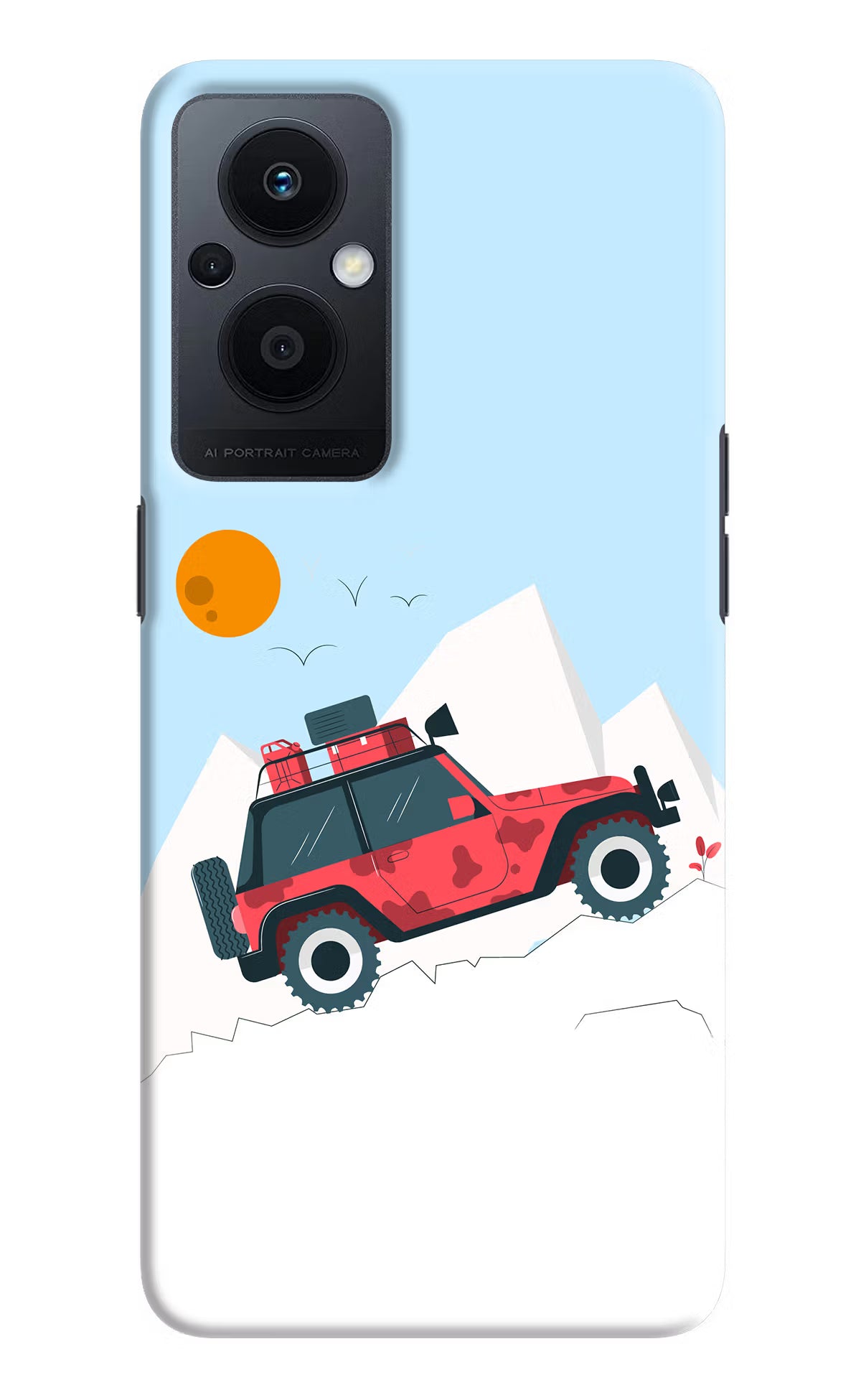 Mountain Trail Beast Oppo F21 Pro 5G Hard Case Back Cover by Casekaro