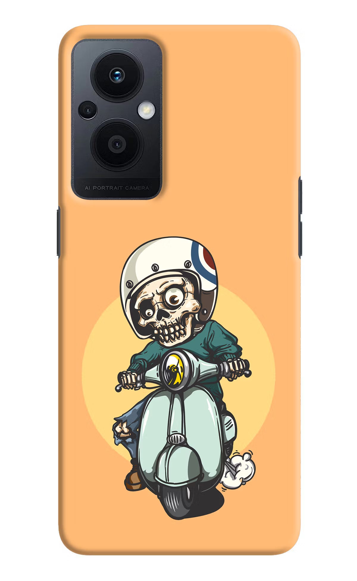 Undead Biker Oppo F21 Pro 5G Hard Case Back Cover by Casekaro