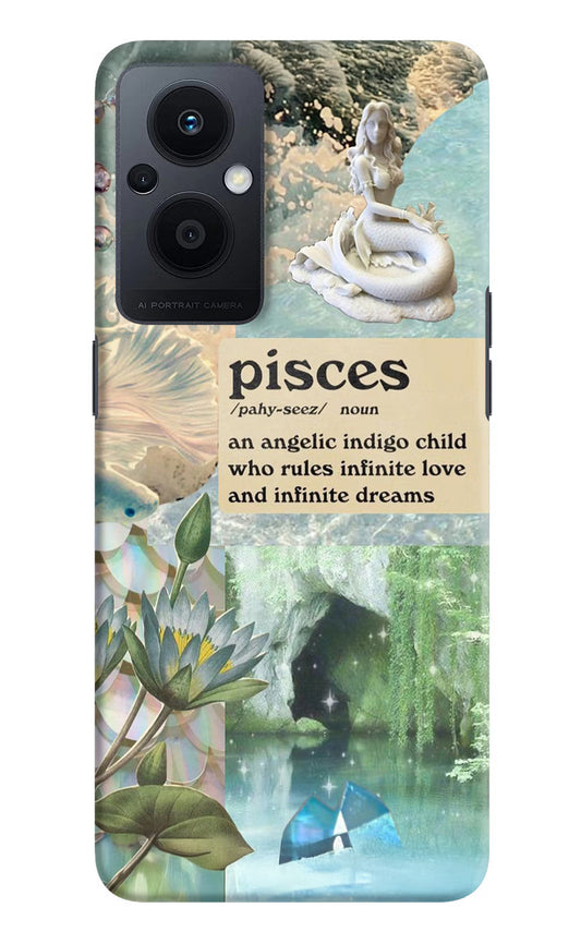Pisces Zodiac Oppo F21 Pro 5G Hard Case Back Cover by Casekaro