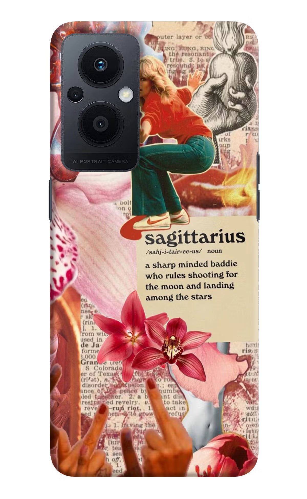 Sagittarius Zodiac Oppo F21 Pro 5G Hard Case Back Cover by Casekaro