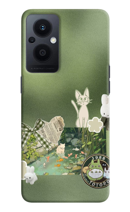 Aesthetic anime Oppo F21 Pro 5G Back Cover