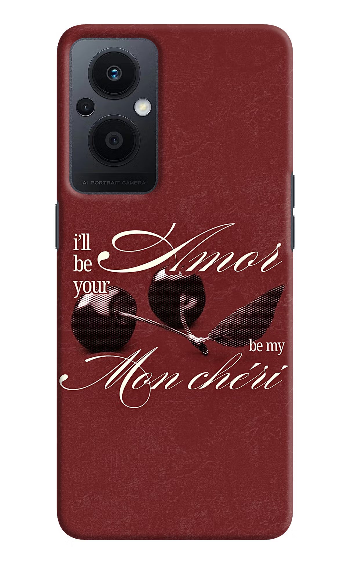 Velvet Cherry Oppo F21 Pro 5G Back Cover