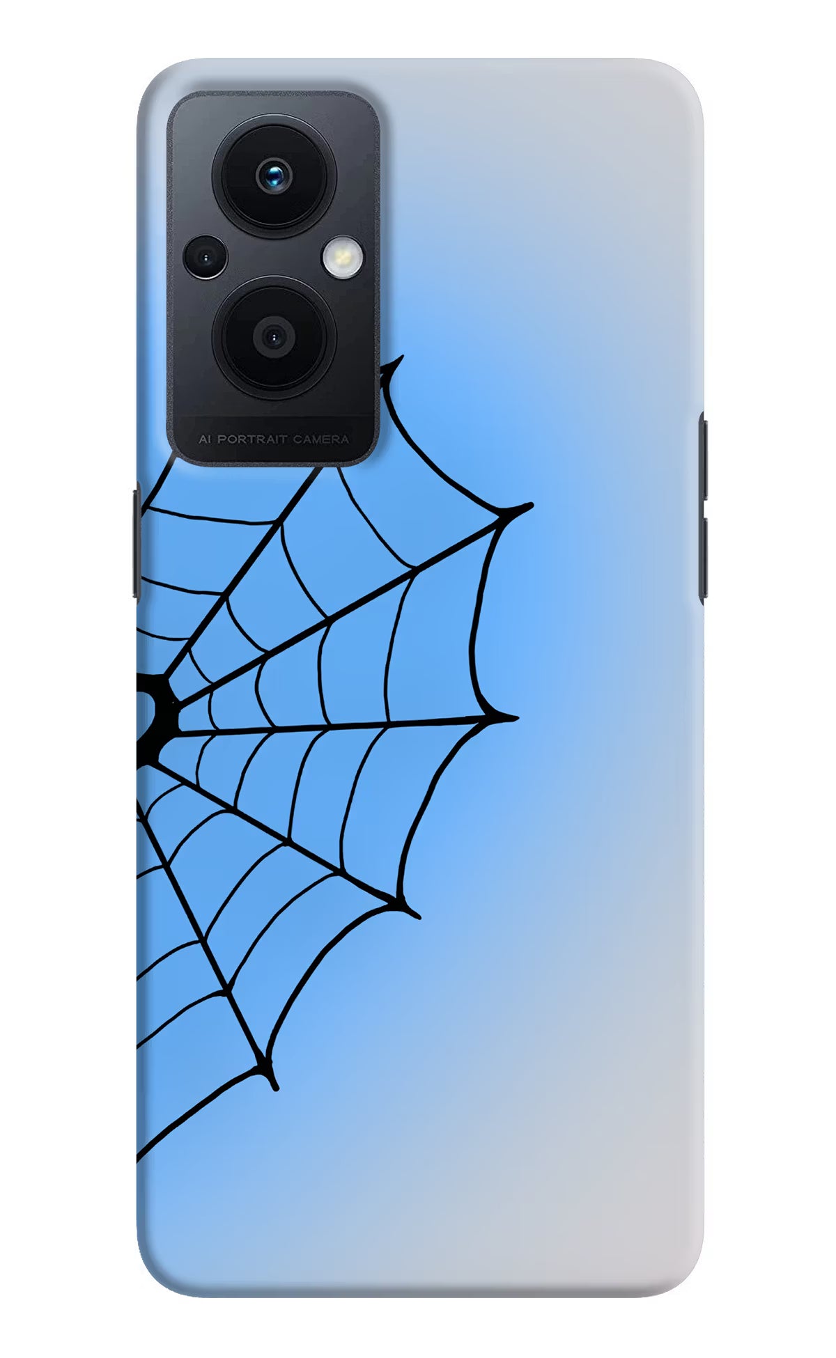 Blue Web Oppo F21 Pro 5G Back Cover