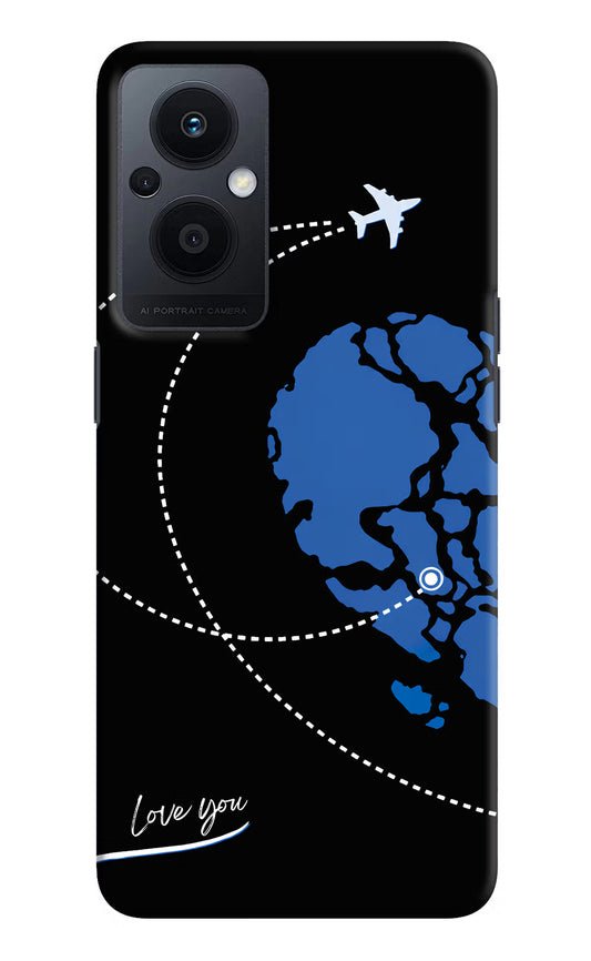 Love Orbit Oppo F21 Pro 5G Hard Case Back Cover by Casekaro
