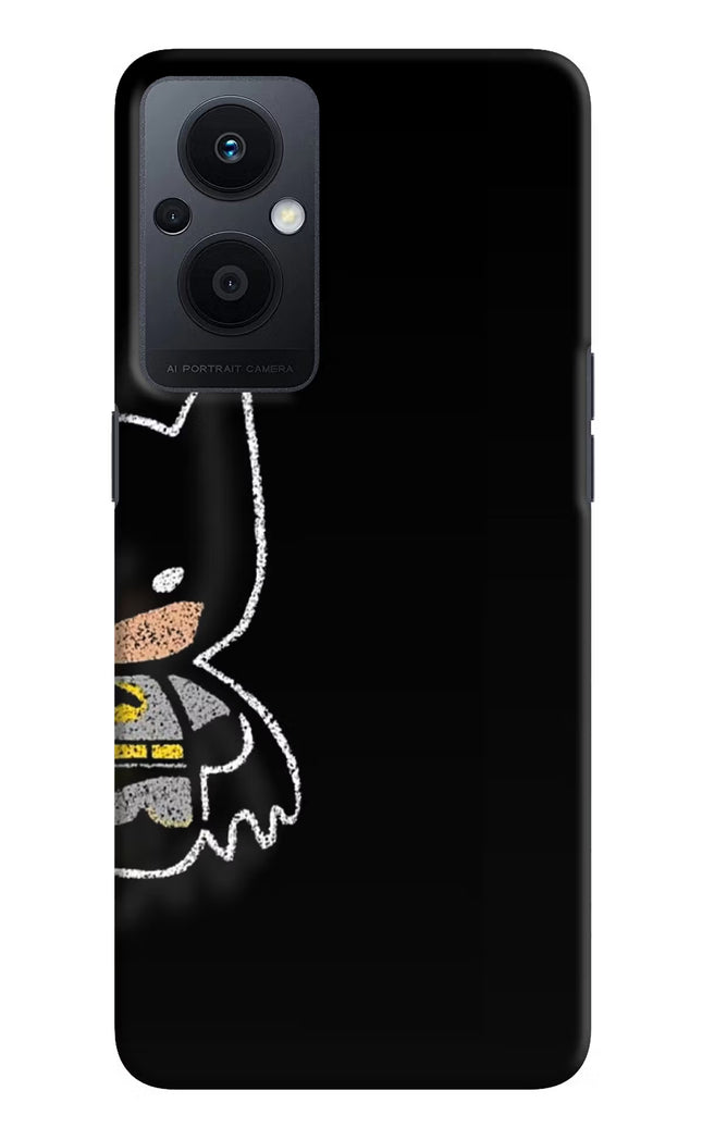 Bat Kitty Oppo F21 Pro 5G Hard Case Back Cover by Casekaro