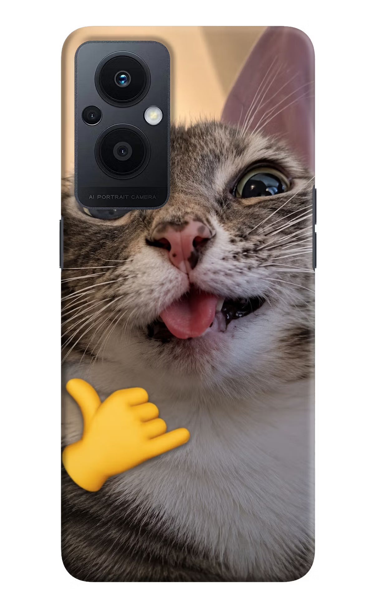 Silly Cat Call Oppo F21 Pro 5G Back Cover