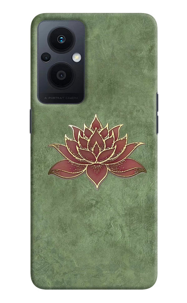 Lotus Grace Oppo F21 Pro 5G Hard Case Back Cover by Casekaro