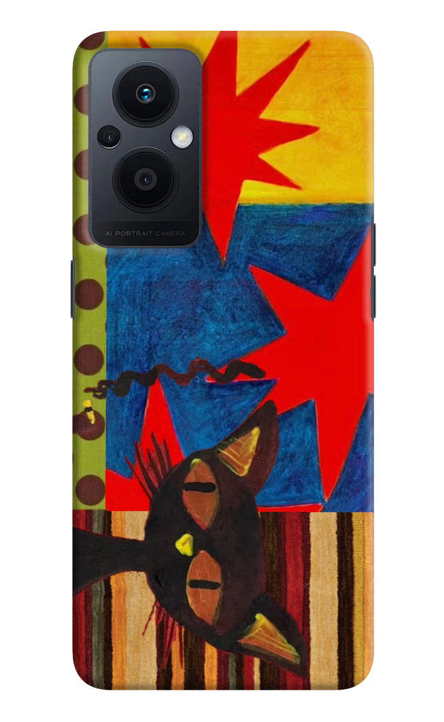 Pop Cat Oppo F21 Pro 5G Hard Case Back Cover by Casekaro
