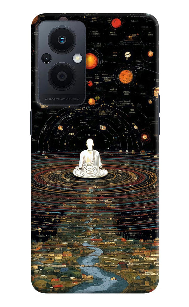 Space Monk Oppo F21 Pro 5G Hard Case Back Cover by Casekaro