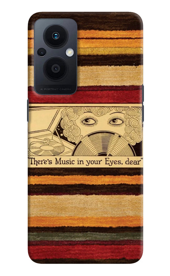 Vinyl Stripes Oppo F21 Pro 5G Hard Case Back Cover by Casekaro