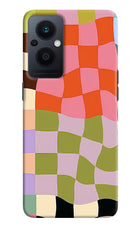 Wavy Grid Oppo F21 Pro 5G Back Cover