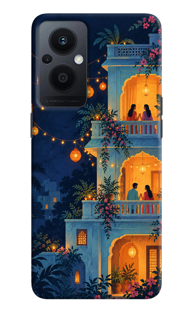 Balcony Glow Oppo F21 Pro 5G Hard Case Back Cover by Casekaro