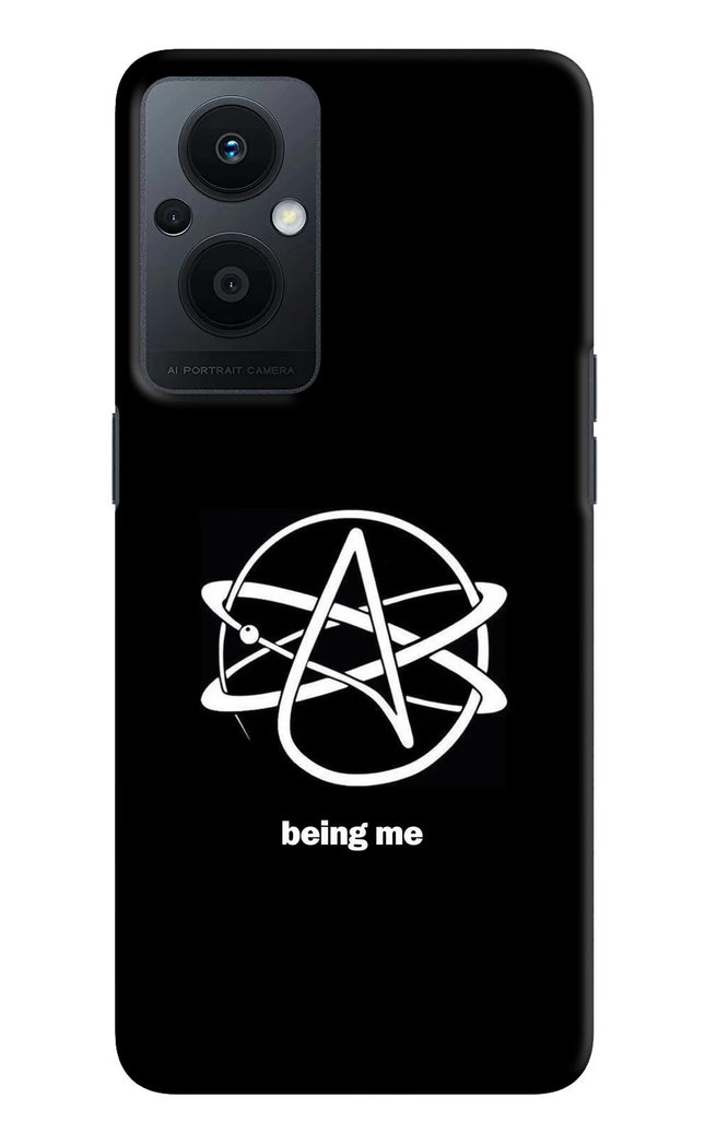 Atheist Symbol Oppo F21 Pro 5G Hard Case Back Cover by Casekaro