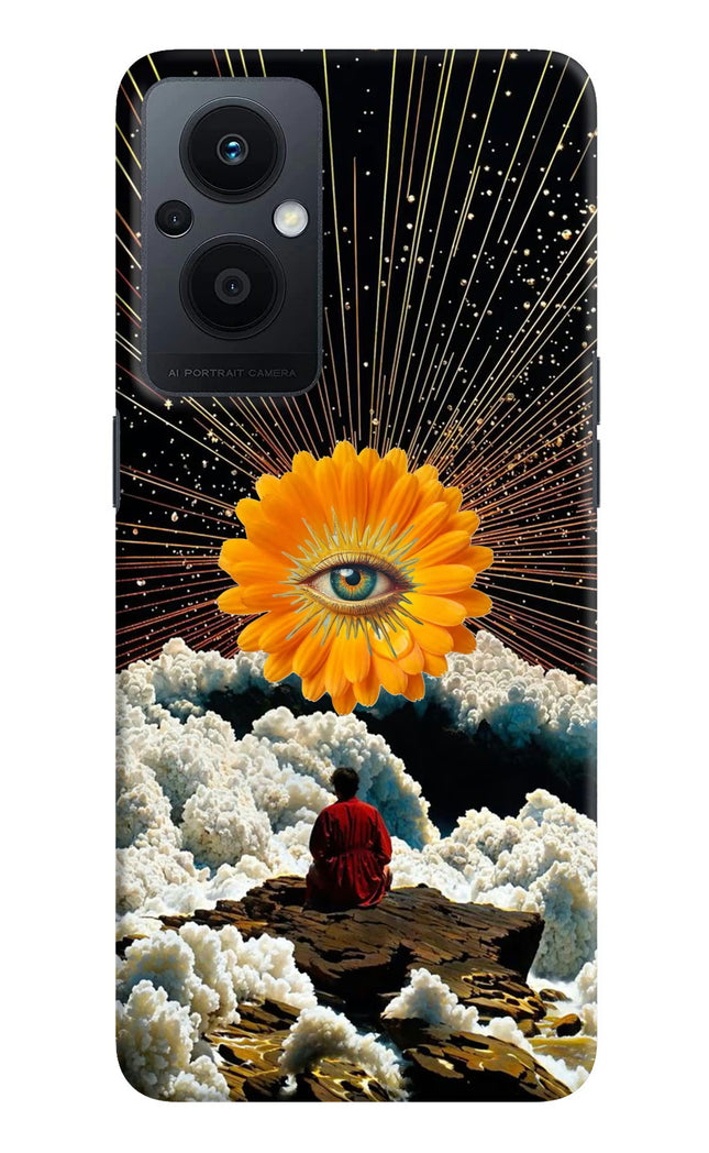 Cosmic Flower Oppo F21 Pro 5G Hard Case Back Cover by Casekaro