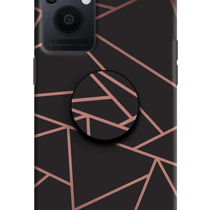 Geometric Pattern Oppo F21 Pro 5G Pop Case by Casekaro