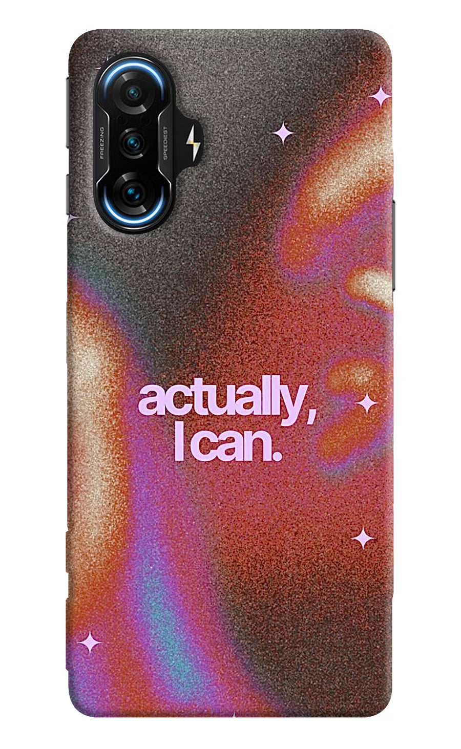 Pink Aura Poco F3 GT 5G Back Cover, Hard case