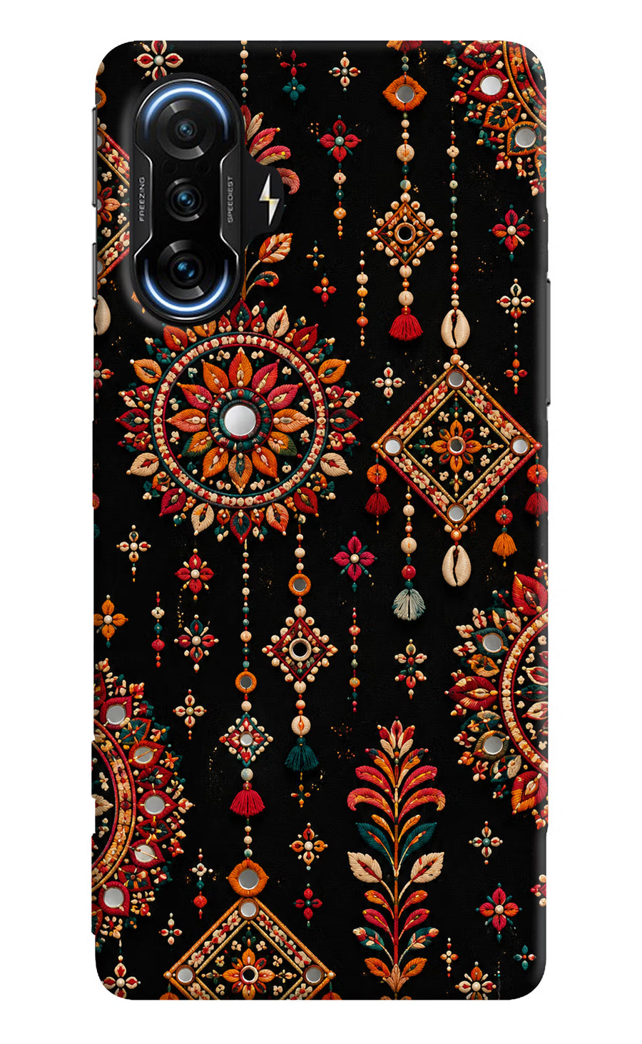 Boho Noir Poco F3 GT 5G Back Cover, Hard case