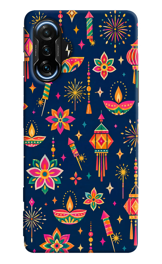 Festive Pop Poco F3 GT 5G Back Cover