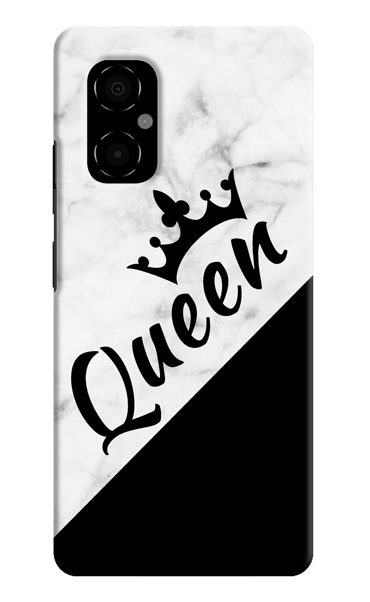 Queen Poco M4 5G Hard Case Back Cover by Casekaro
