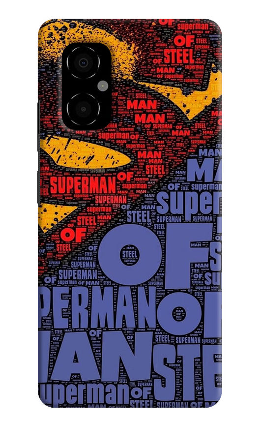 Superman Poco M4 5G Hard Case Back Cover by Casekaro