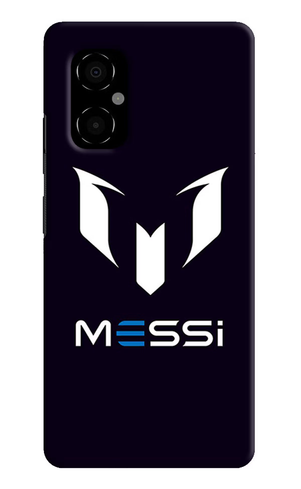 Messi Logo Poco M4 5G Hard Case Back Cover by Casekaro