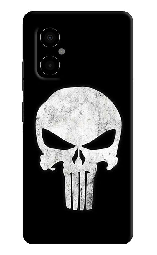 Punisher Skull Poco M4 5G Hard Case Back Cover by Casekaro