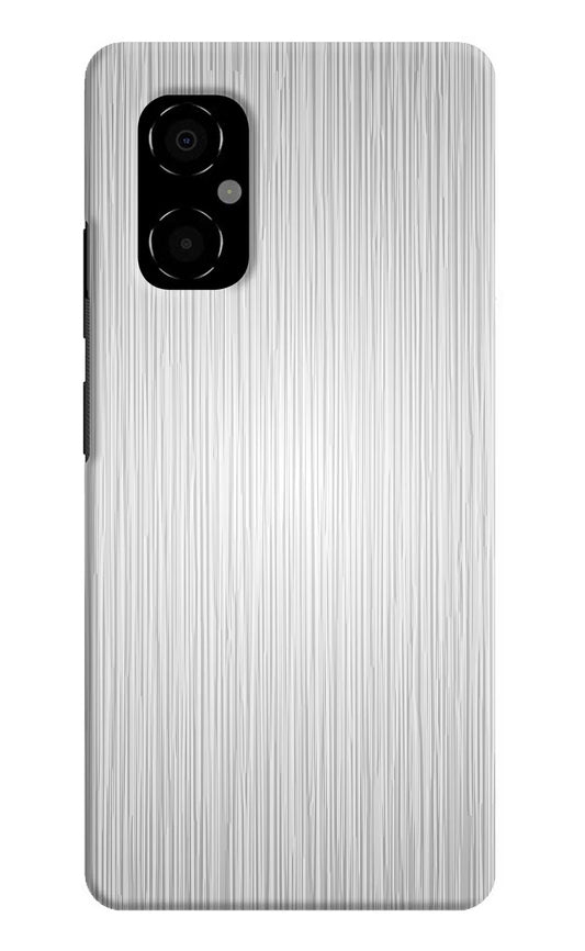 Wooden Grey Texture Poco M4 5G Hard Case Back Cover by Casekaro