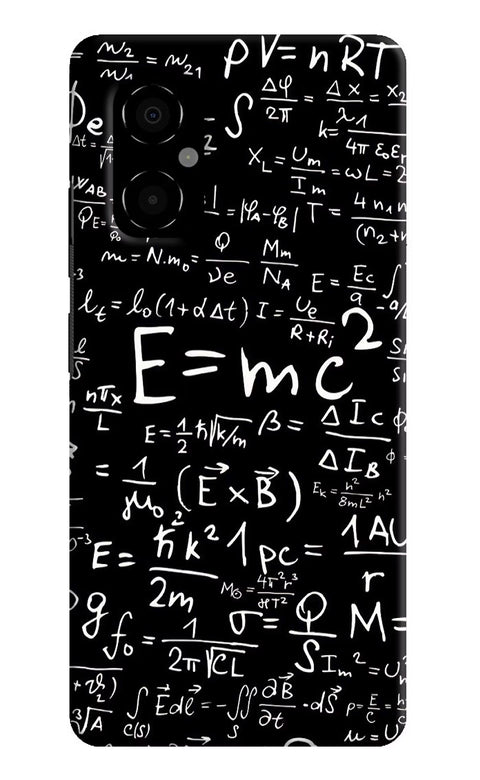 Physics Formula Poco M4 5G Back Cover