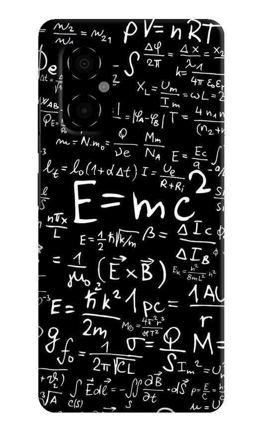 Physics Formula Poco M4 5G Hard Case Back Cover by Casekaro