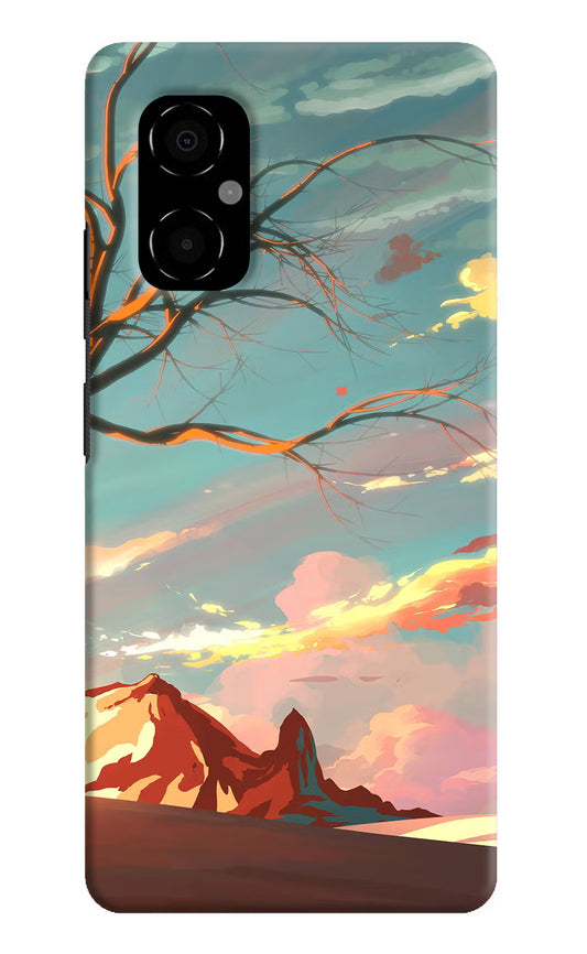 Scenery Poco M4 5G Hard Case Back Cover by Casekaro