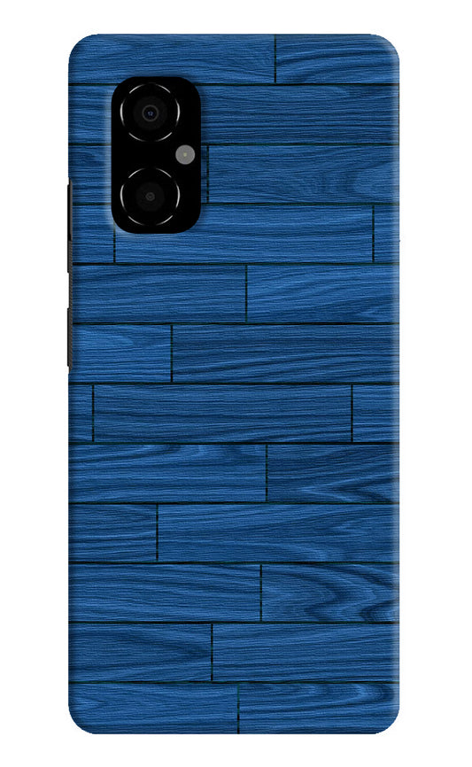 Wooden Texture Poco M4 5G Hard Case Back Cover by Casekaro