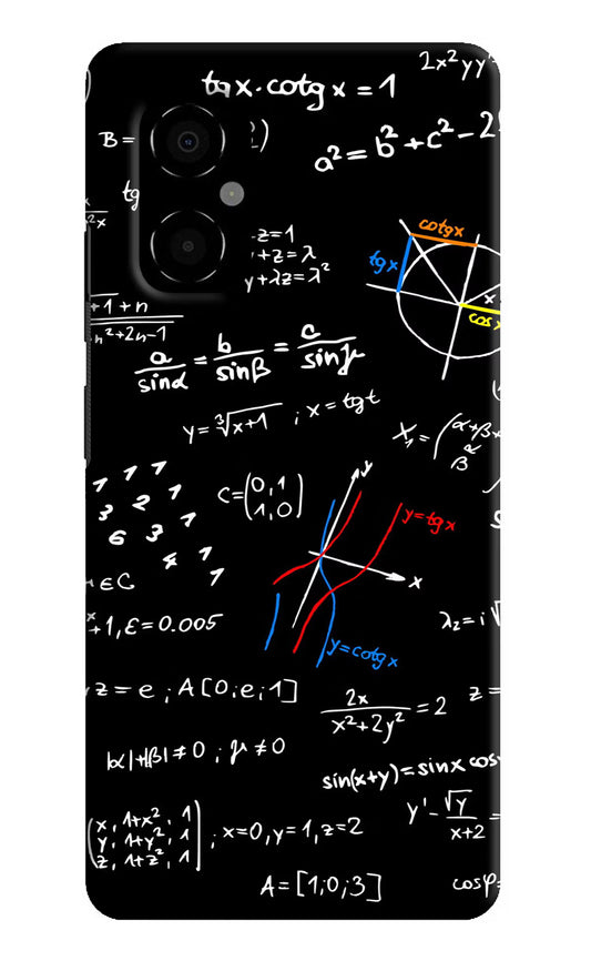 Mathematics Formula Poco M4 5G Hard Case Back Cover by Casekaro