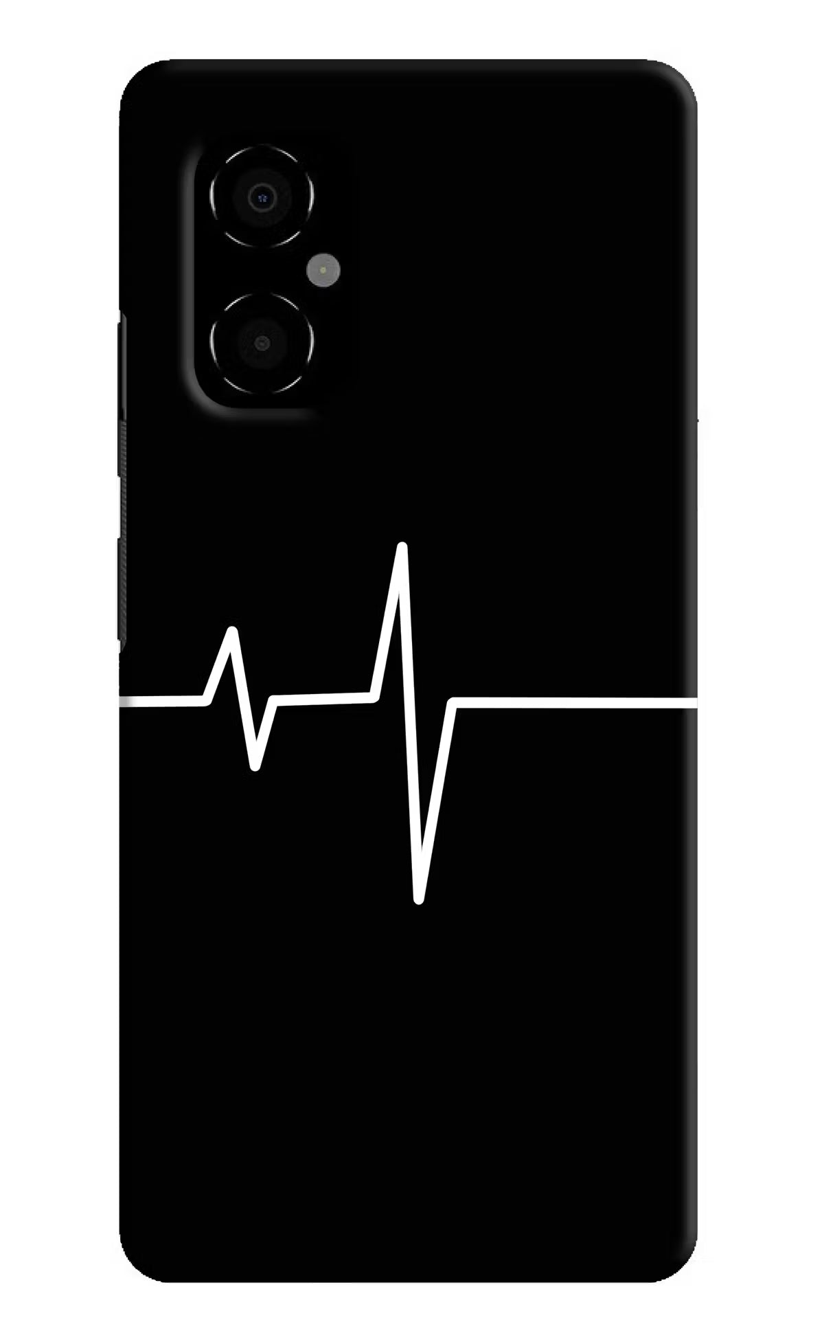 Heart Beats Poco M4 5G Hard Case Back Cover by Casekaro