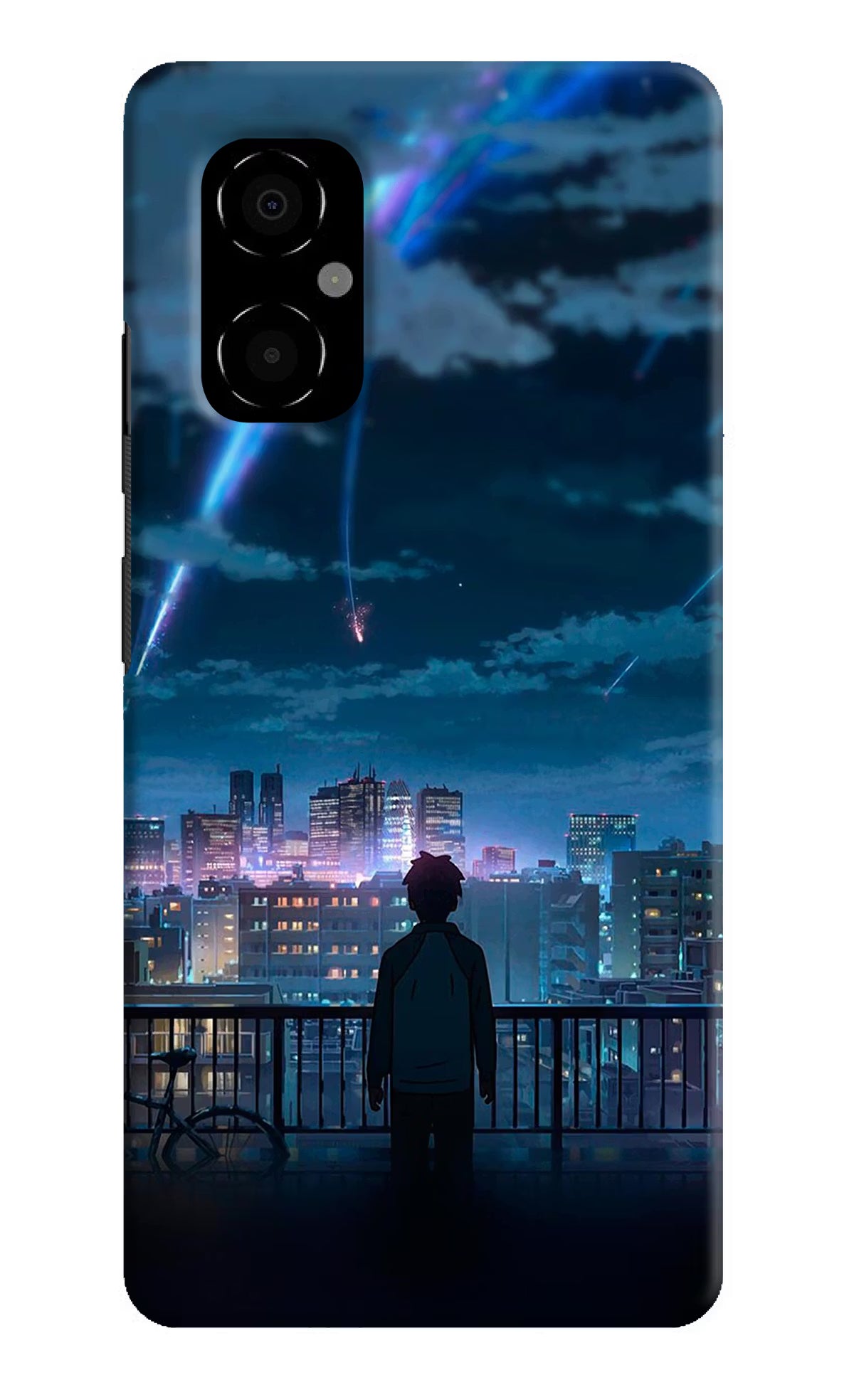 Anime Poco M4 5G Hard Case Back Cover by Casekaro