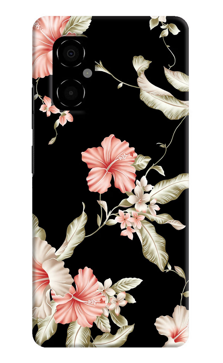 Flowers Poco M4 5G Back Cover, Hard case