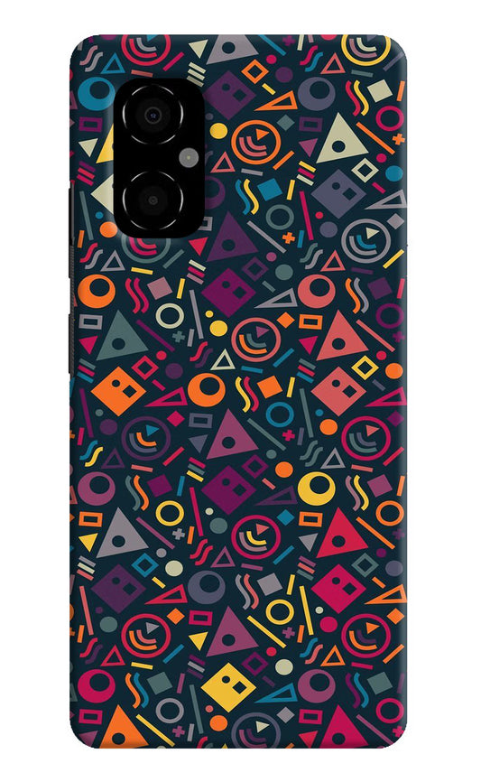Geometric Abstract Poco M4 5G Hard Case Back Cover by Casekaro