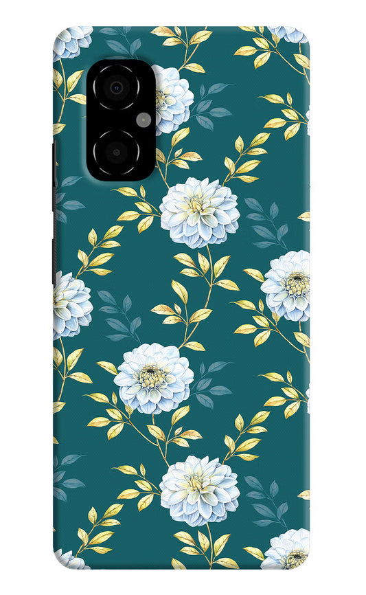 Flowers Poco M4 5G Hard Case Back Cover by Casekaro