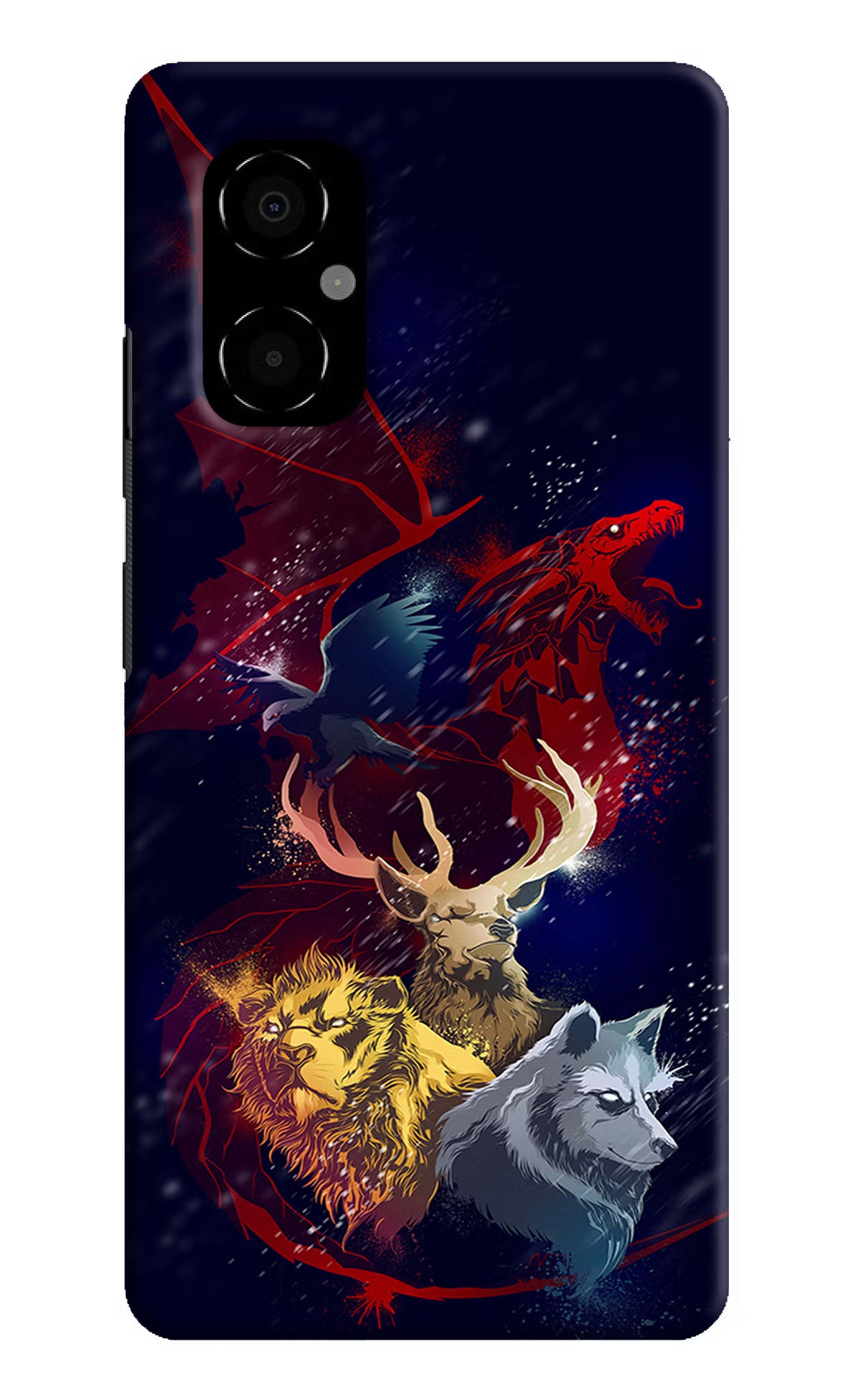 Game Of Thrones Poco M4 5G Hard Case Back Cover by Casekaro