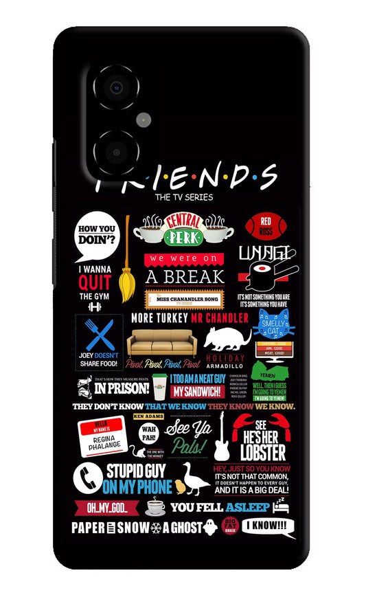 FRIENDS Poco M4 5G Hard Case Back Cover by Casekaro