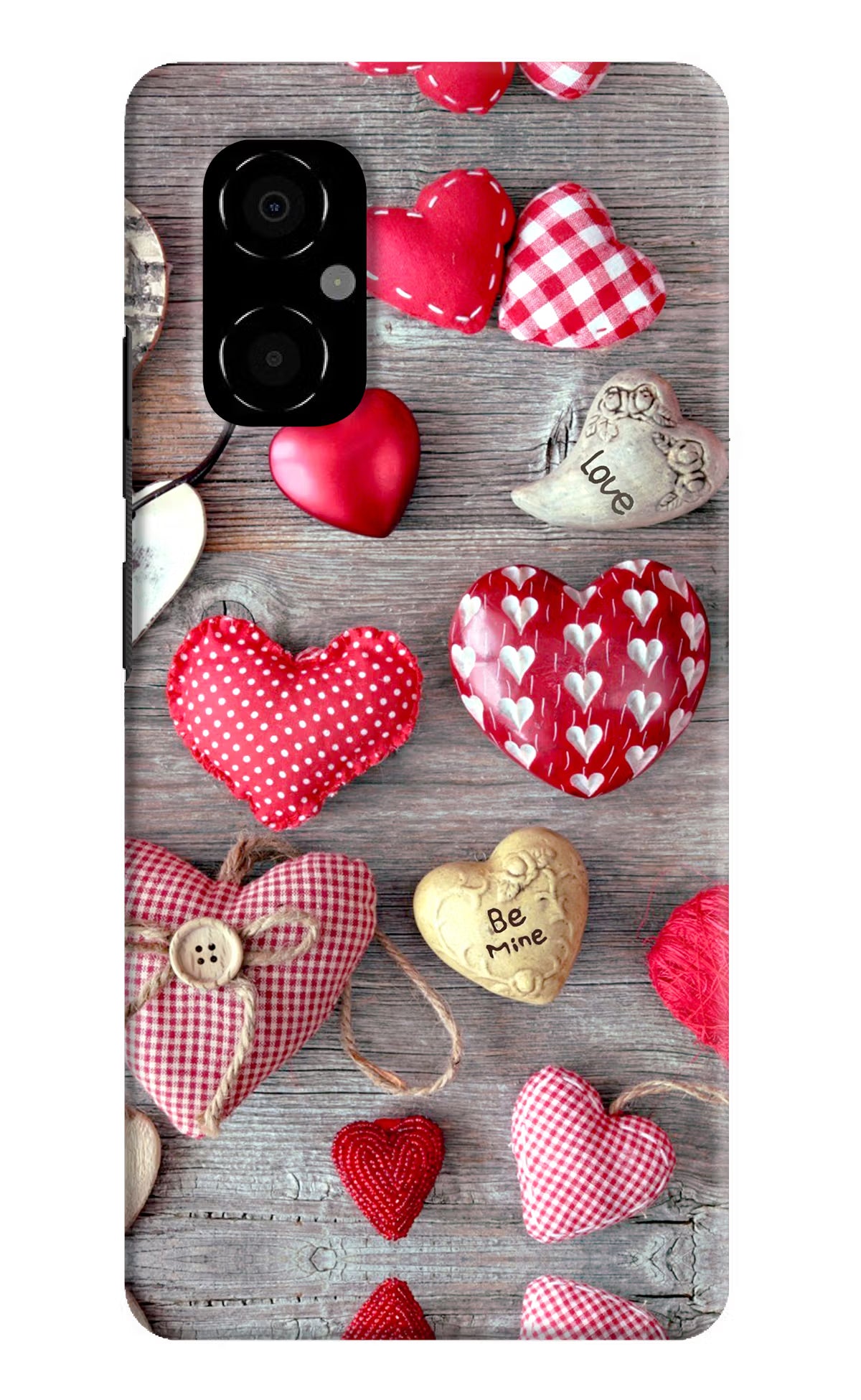 Love Wallpaper Poco M4 5G Hard Case Back Cover by Casekaro
