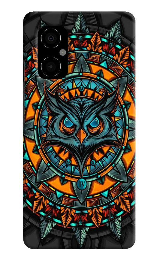 Angry Owl Art Poco M4 5G Hard Case Back Cover by Casekaro